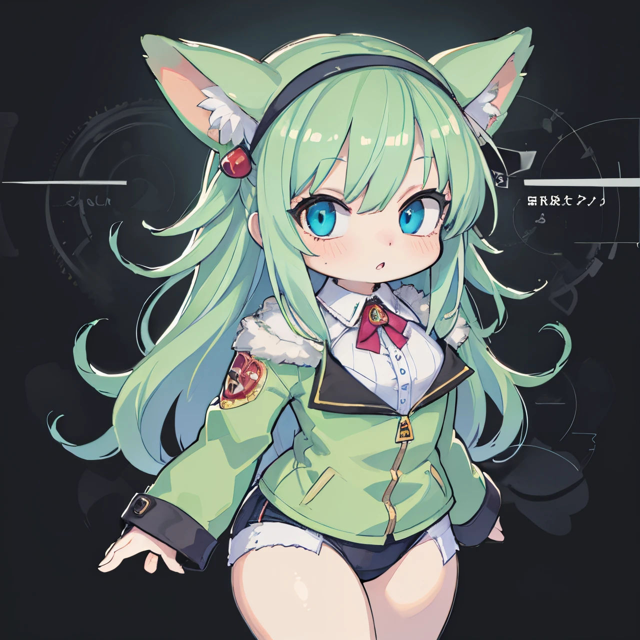 anime girl with blue eyes and a green jacket, digital anime illustration, anime style portrait, beautiful anime portrait, anime style 4 k, stunning anime face portrait, anime style illustration, detailed portrait of anime girl, anime styled digital art, digital anime art, portrait anime girl, anime artstyle, anime portrait, beautiful anime face, portrait of an anime girl