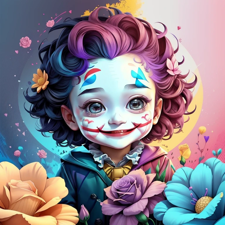 ) ((cute baby joker smiling with flowers) ((Mikey)) - Criador: Walt Disney2023) ), ,, ( Walt Disney acolchoamento ,multidimensional geometric wall PORTRAIT, arte, Chibi,
Yang08k, lindo, Colouring,Rose
Primary works, qualidade superior, melhor qualidade, Arte Oficial, Beautiful and Aesthetic,)) ), ,, Walt Disney acolchoamento ,multidimensional geometric wall PORTRAIT, arte, Chibi,
Yang08k, lindo, (Colouring, rosa), amarelo ,azul ,vermelho e branco)
Primary works, qualidade superior, melhor qualidade, Arte Oficial, Beautiful and Aesthetic,