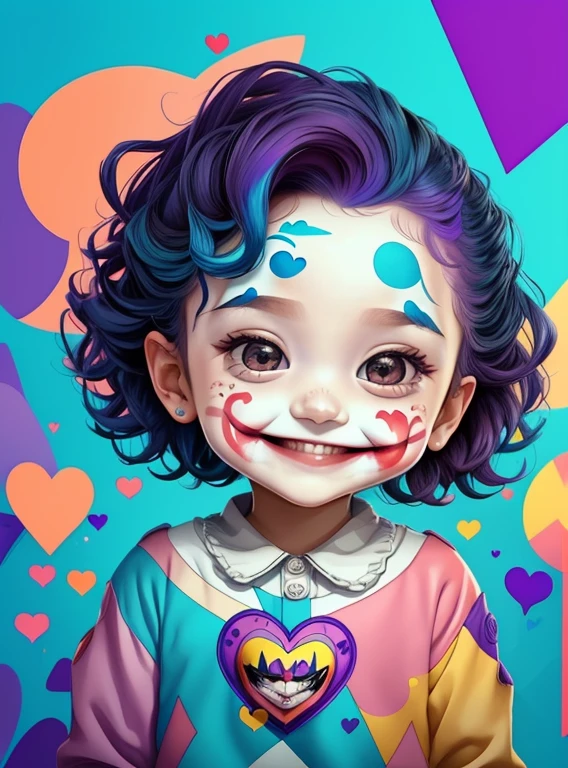 ) ((cute baby joker smiling with hearts) ((Mikey)) - Criador: Walt Disney2023) ), ,, ( Walt Disney acolchoamento ,multidimensional geometric wall PORTRAIT, arte, Chibi,
Yang08k, lindo, Colouring,Rose
Primary works, qualidade superior, melhor qualidade, Arte Oficial, Beautiful and Aesthetic,)) ), ,, Walt Disney acolchoamento ,multidimensional geometric wall PORTRAIT, arte, Chibi,
Yang08k, lindo, (Colouring, rosa), amarelo ,azul ,vermelho e branco)
Primary works, qualidade superior, melhor qualidade, Arte Oficial, Beautiful and Aesthetic,