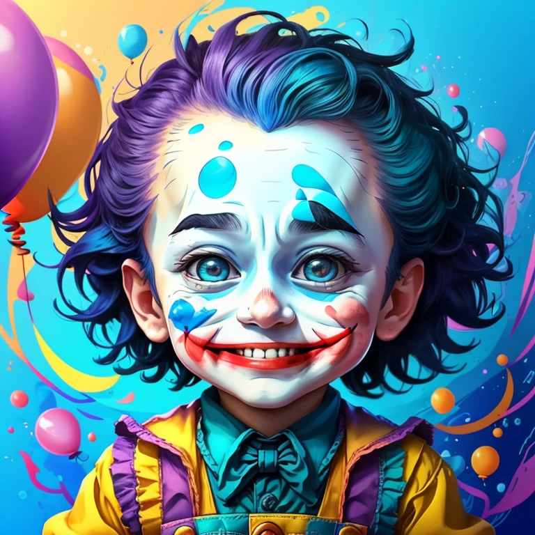 ) ((cute **** joker smiling with ballons) ((Mikey)) - Criador: Walt Disney2023) ), ,, ( Walt Disney acolchoamento ,multidimensional geometric wall PORTRAIT, arte, Chibi,
Yang08k, lindo, Colouring,blue Primary works, qualidade superior, melhor qualidade, Arte Oficial, Beautiful and Aesthetic,)) ), ,,  Walt Disney acolchoamento ,multidimensional geometric wall PORTRAIT, arte, Chibi,
Yang08k, lindo, (Colouring, azul), amarelo ,azul ,vermelho e branco)
Primary works, qualidade superior, melhor qualidade, Arte Oficial, Beautiful and Aesthetic,