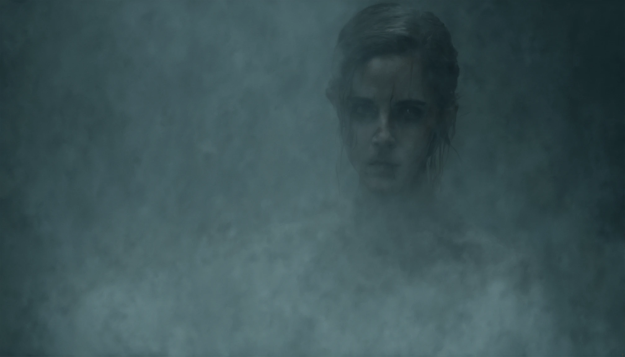 Emma Watson , a yellow bright light escaping her body, her spiritual self pleasuring her body well in pure euphoria