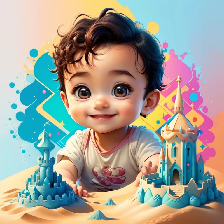 ) ((cute baby boy smiling in beach with a sand castle)) ((Mikey)) - Criador: Walt Disney2023) ), ,, ( Walt Disney acolchoamento ,multidimensional geometric wall PORTRAIT, arte, Chibi,
Yang08k, lindo, Colouring,Rose
Primary works, qualidade superior, melhor qualidade, Arte Oficial, Beautiful and Aesthetic,)) ), ,, Walt Disney acolchoamento ,multidimensional geometric wall PORTRAIT, arte, Chibi,
Yang08k, lindo, (Colouring, rosa), amarelo ,azul ,vermelho e branco)
Primary works, qualidade superior, melhor qualidade, Arte Oficial, Beautiful and Aesthetic,