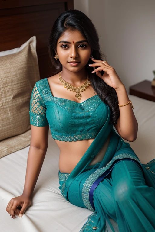 Indian girl with Sari 