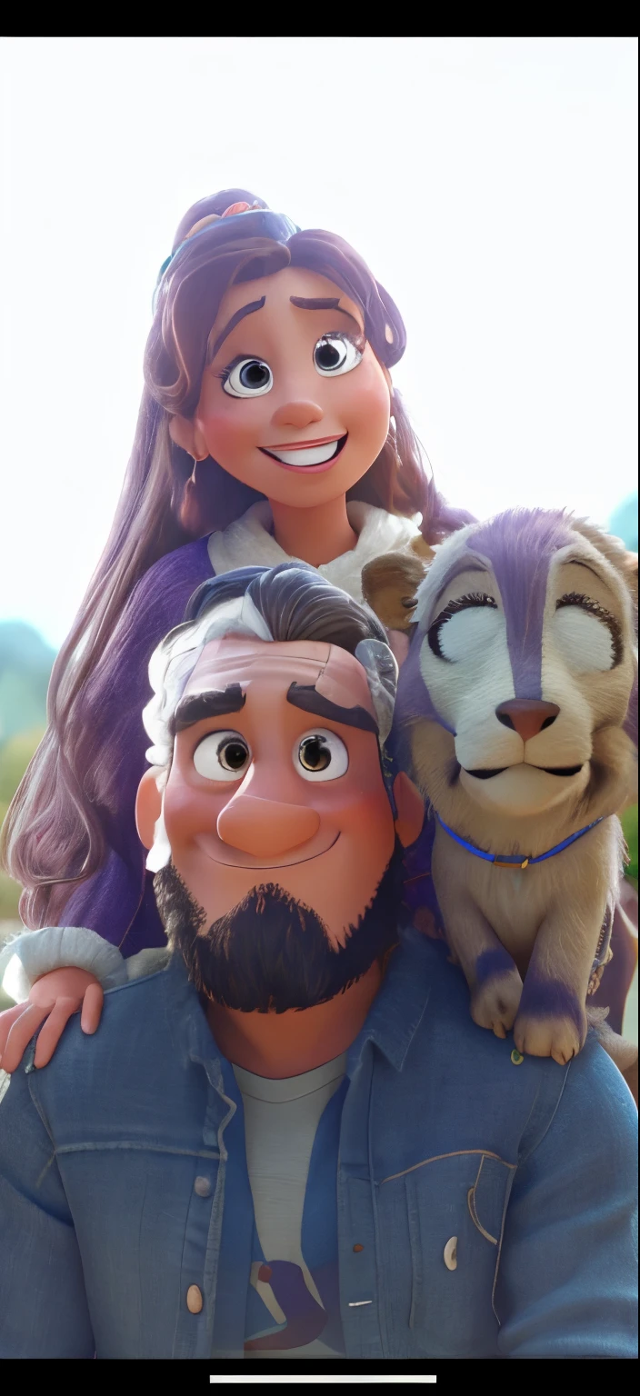 Hombre y mujer animados Disney Pixar
