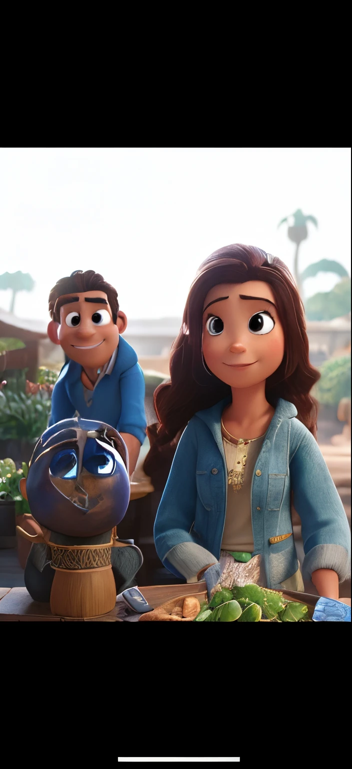 Hombre y mujer Disney Pixar