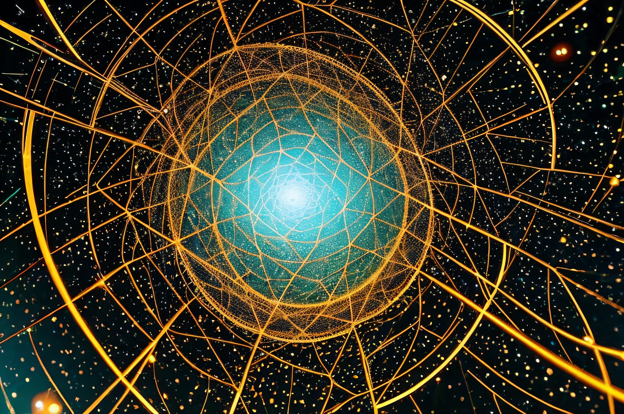 I thought of a new mandala hint.。

Use shapes and colors similar to avant-garde abstract paintings,、The image is a work with the theme of the mystery of life and the vastness of the universe..。

There is a bright plasma vortex in the background.、Countless threads of light extending from there.。In the part where the threads of light intertwine、Crystals with mysterious geometric patterns appear。

deep inside、Life overflows from a dimension beyond human understanding..、A still image depicting the moment when the source of life is about to begin cell division..。

There are mysterious eyes in the four corners that observe the birth of life..、The tears that fall from there become stardust and scatter across the universe..。

From this prompt、from a new perspective、I hope you can get ideas for creating new original mandalas.。.。