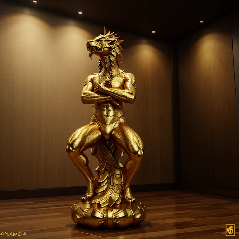 golden statue of a lion football player, treasure room, full body, (large erect penis:1.3), masturbation, cum, petrification, turned into gold, asfr, mouth open, gold tongue, angry, (roaring:1.3), football, spiky mane, statue, glossy, football gear, thrusting hips in air, (ejaculating:1.4), gold cum, (gold penis:1.4), wide open eyes, no pupils, (fists clenched:1.4), (leaning back:1.3), (view from below:1.3), (wide stance:1.4), stepping onto plinth, (foot raised:1.2), puddle of cum, claws