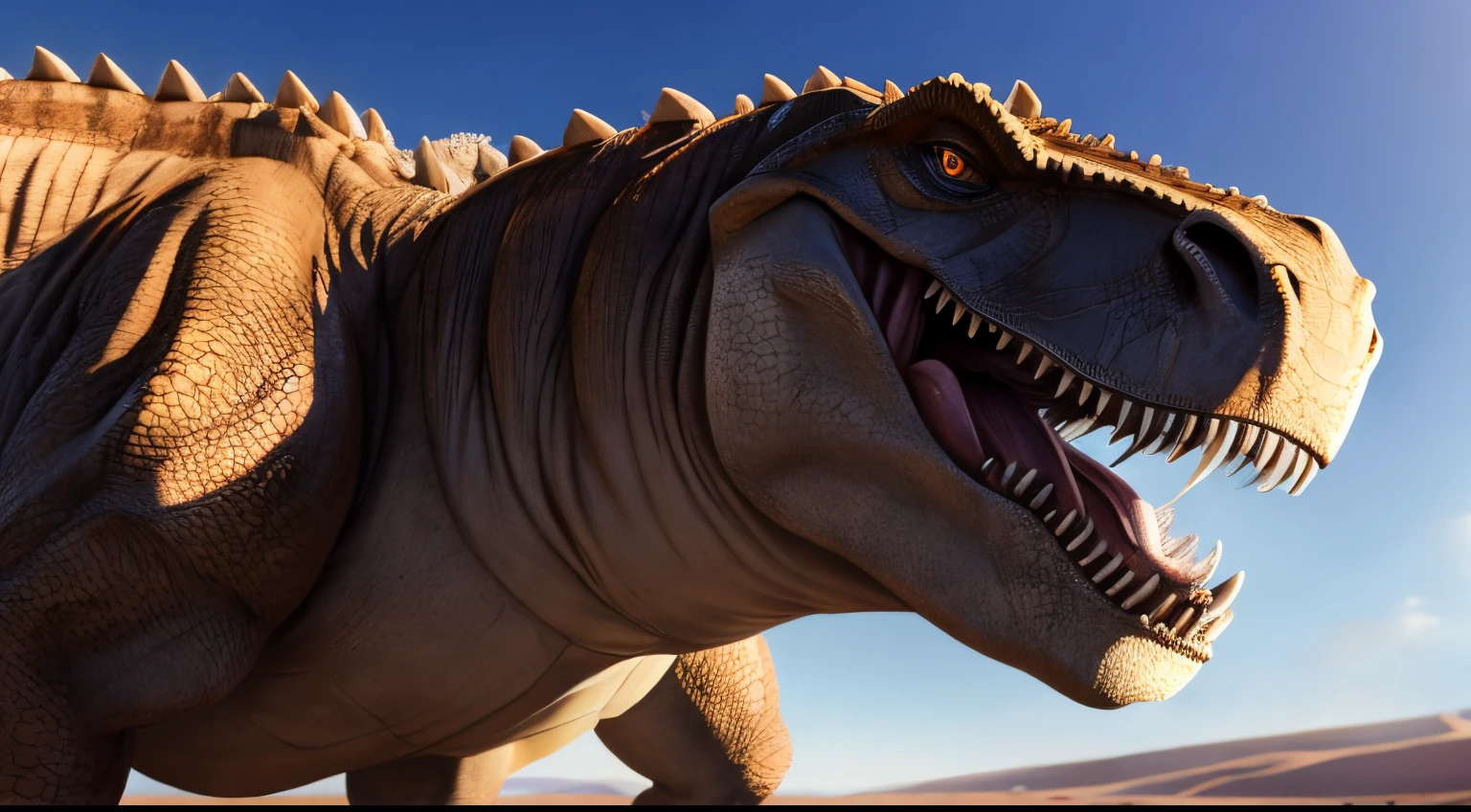 a Dinosaur, Tyrannosaurus, 8k,high image quality, Galatianosaurus