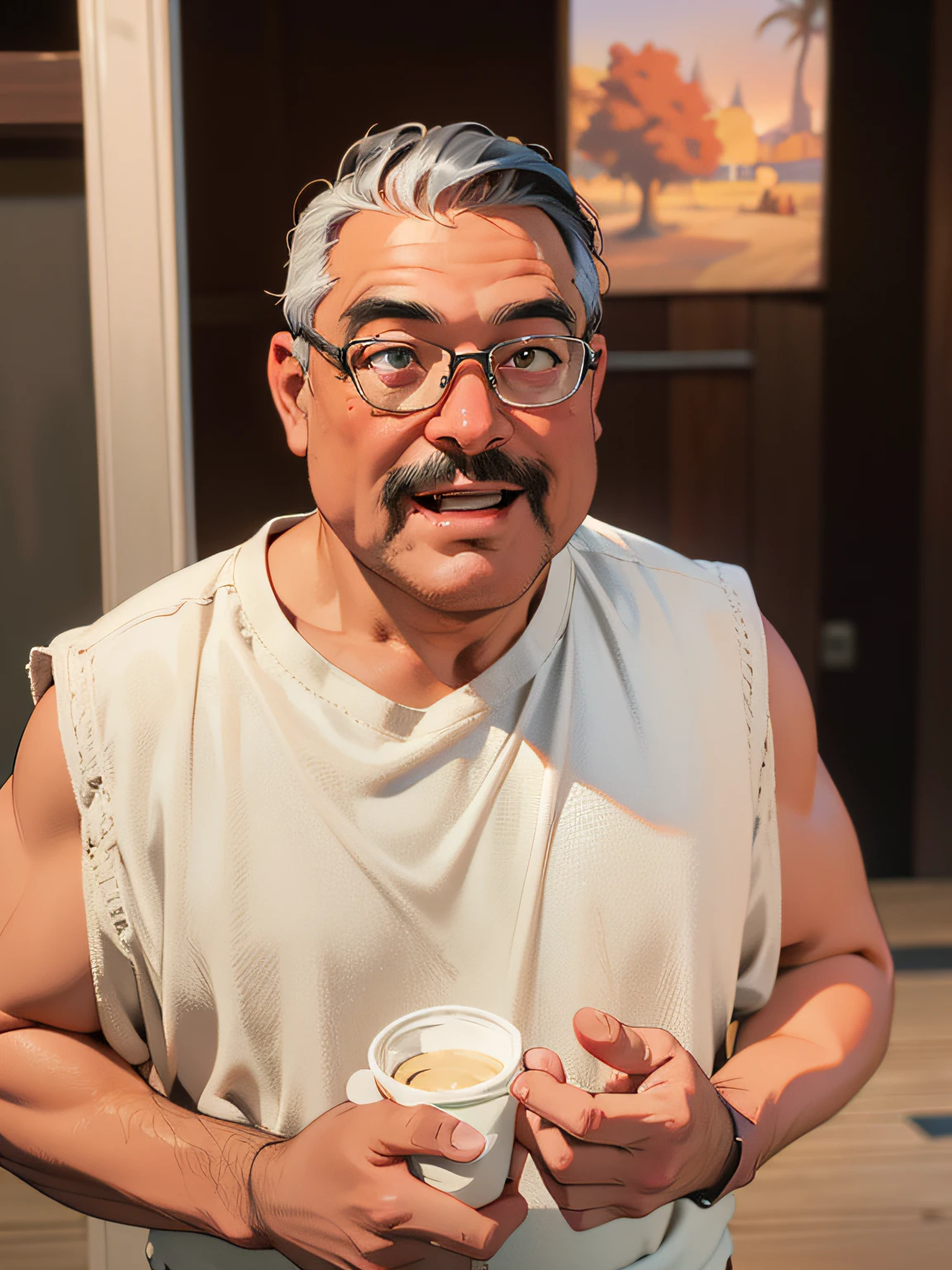 ((master part)),((melhor qualidade)),8k,alto detalhamento,ultra-detalhado,profundidade de campo,extremamente detalhado CG irreal 8k,estilo anime,Guido Daniele,1st grade,adulto masculino,corpo magro,cara bonita,Well-proportioned hands,textura real da pele,(retrato:1.15),[iridescent lighting|Strip lighting|Luz superior|Motivated Lighting|Lackluster lighting],([luva mordendo|outstretched arm|Apresentando|Makeup application|Executando|Agitar|Derramar|desembainhamento|Bocejo]),(jaqueta para baixo,harem pants,Jaqueta casual,Oxfords,sandals),corte de cabelo curto,[cara de|bit gag],
