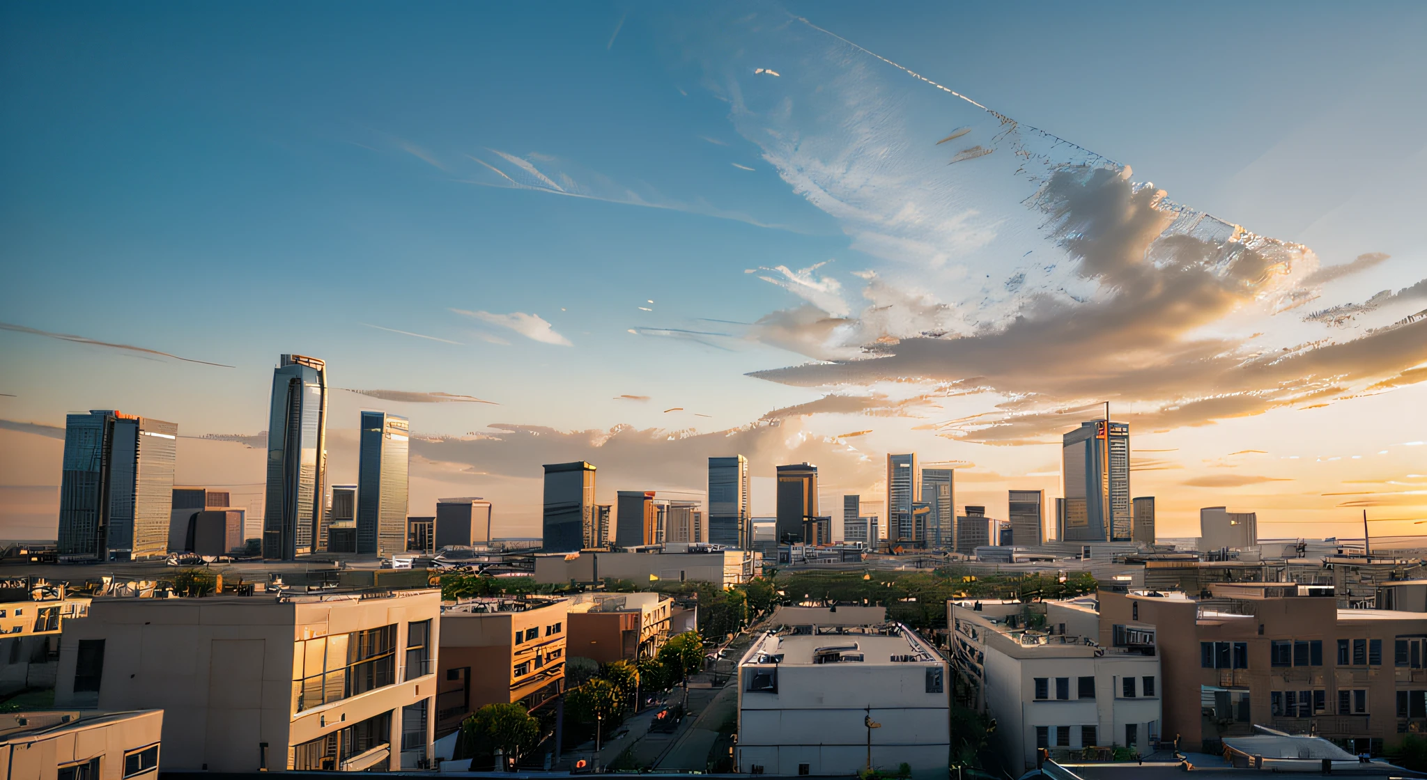 los angeles vista de west hollywood