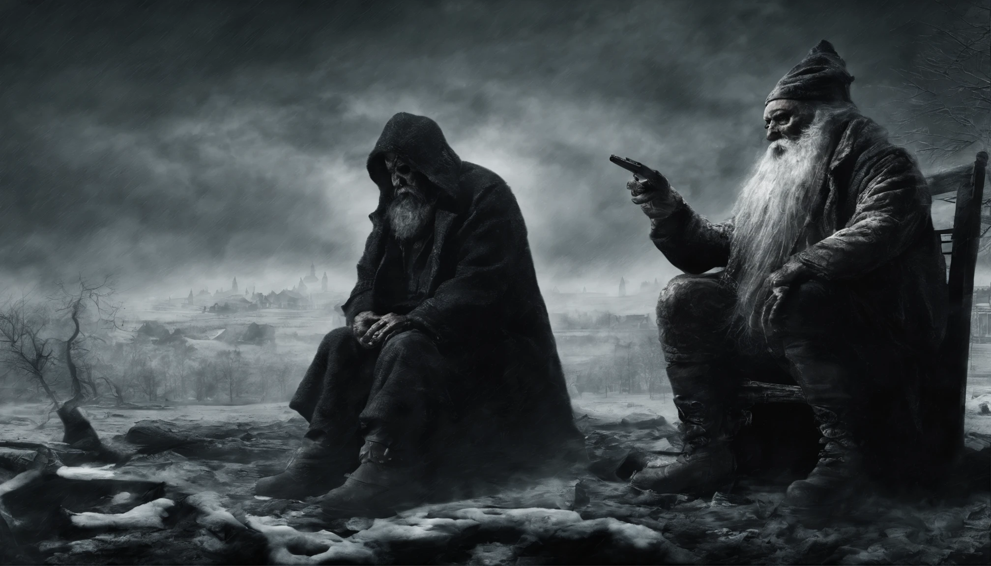 Hobo VS Santa Claus