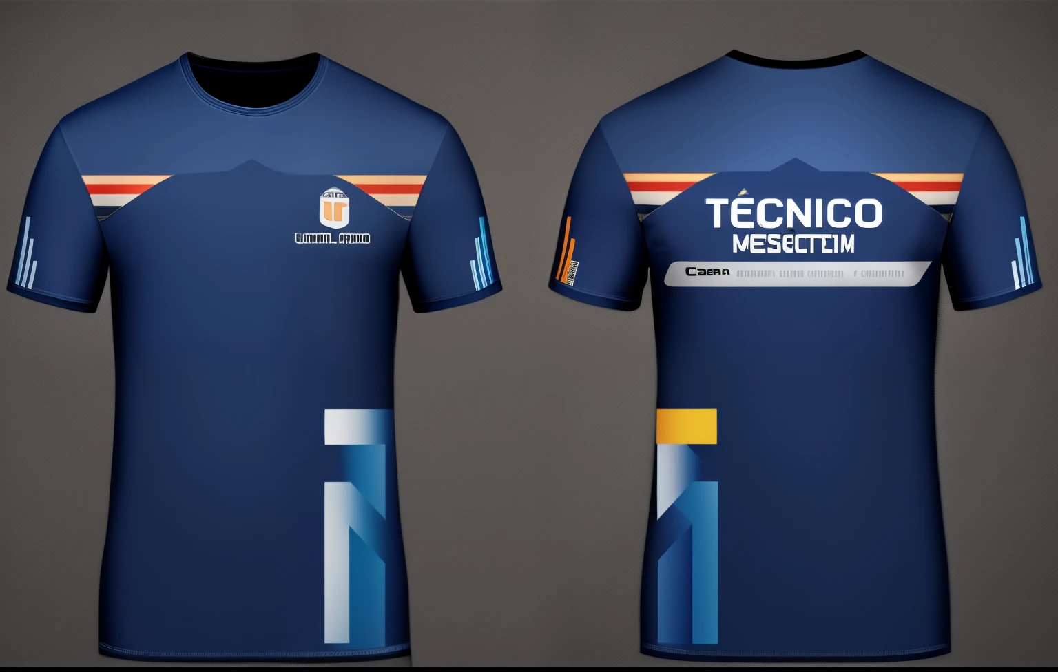 um close de uma camisa branca e laranja com um desenho azul e laranja, design de Camiseta, design de camiseta, design da camisa, design de camisetas, T - Design de Camisa, Camiseta, tech wear!!!, camiseta esportiva, em camiseta, Feito em Adobe Illustrator, tech wear, desgaste cybertech, Camiseta!!, Criado no Adobe Illustrator, Promocional
