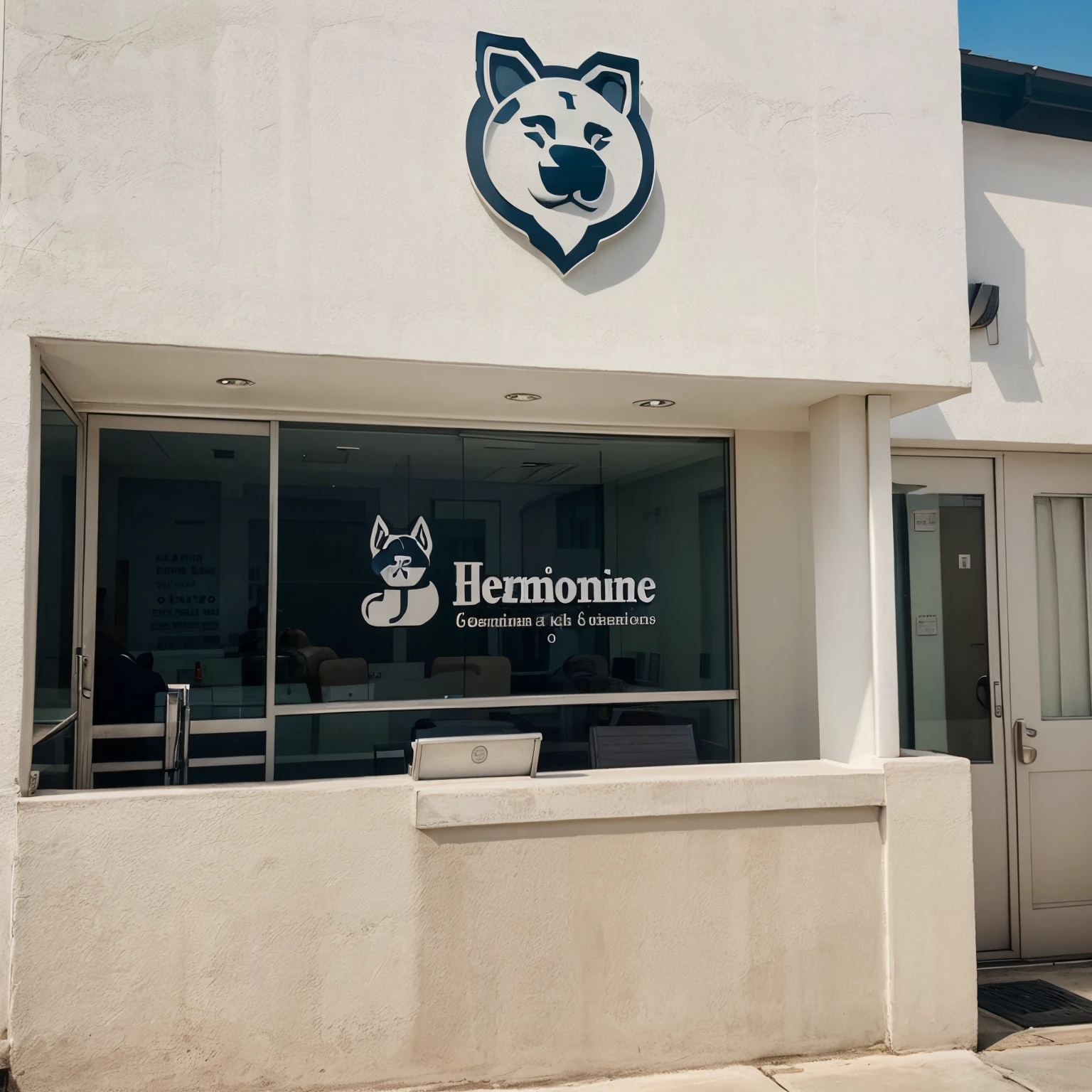 "Develop a logo for a veterinary clinic, incorporando as letras J e A de forma harmoniosa. Use graphic elements that symbolize care and affection for animals, with soft tones and a modern aesthetic that conveys confidence and professionalism."
