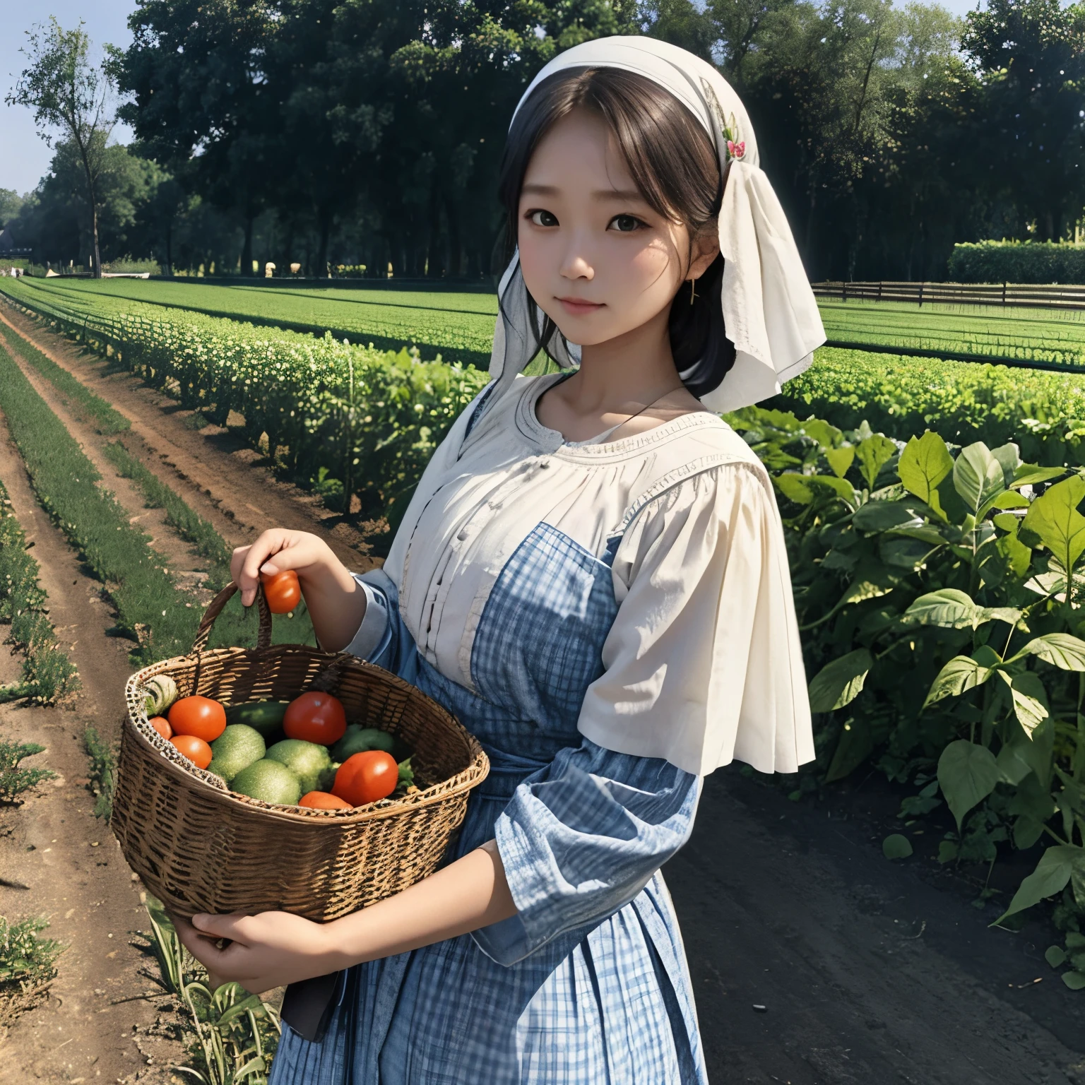 peasant country clothes、naturey、veggies、Farmer's daughter