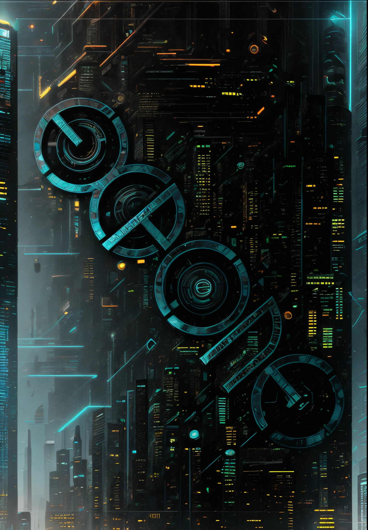 ((metalictexture)), in the style of futuristic,cyber punk personage，Future city background