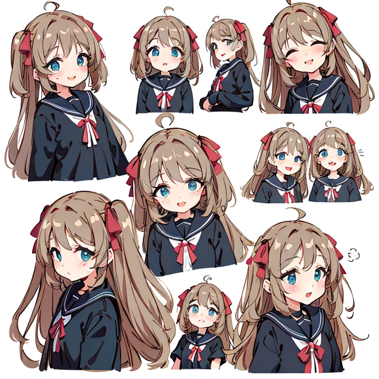 a cute monkey, all
kinds of expressions, happpy, sad, angry, expectant
laughter, disappointed1, cute eyes, white
background, illustration-nii 5-style cute, emoji
as illustration set, with boold manga line style,
dynamic pose dark white,, f/64 group, related
characters, Old Meme Kernel