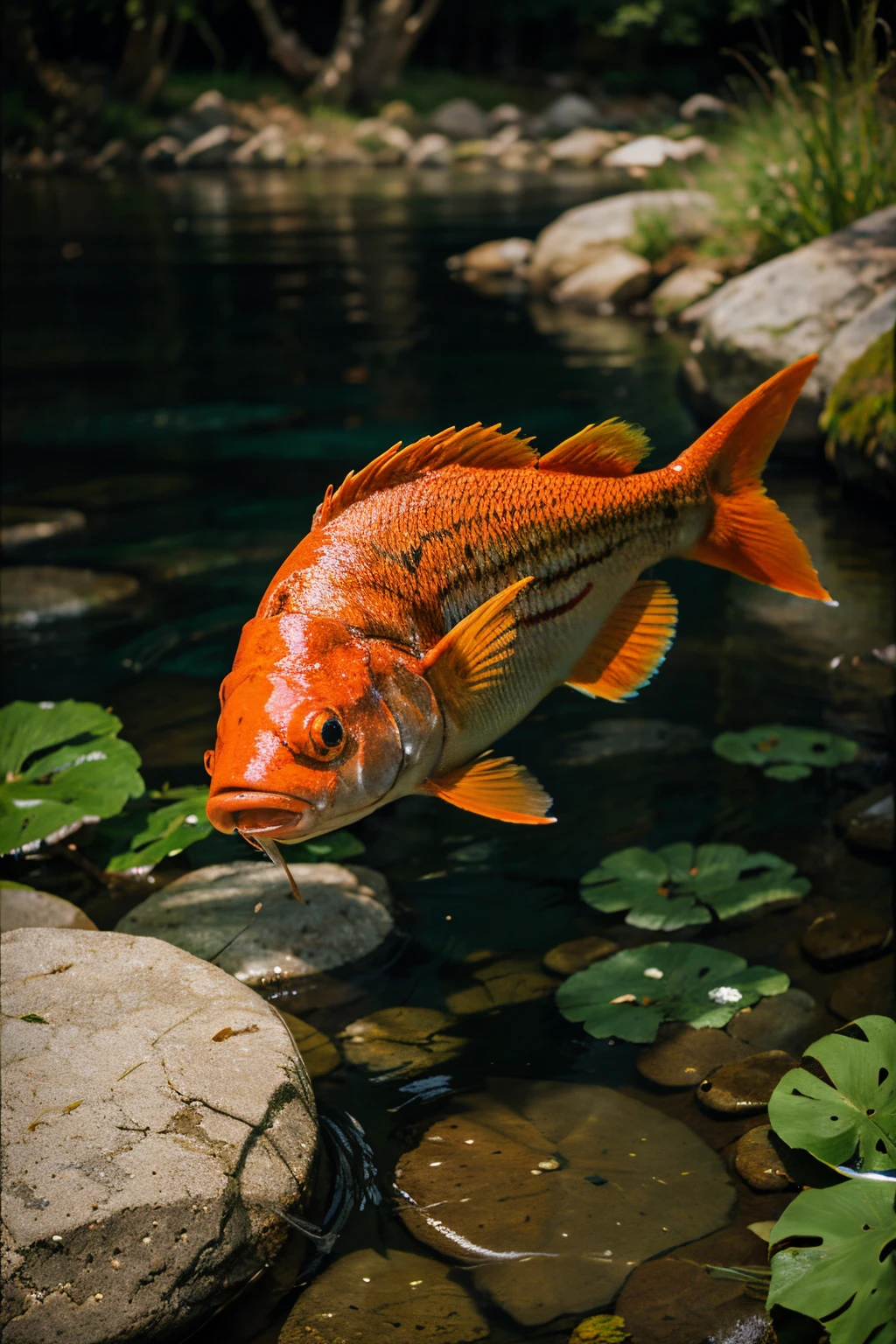 flower river fish