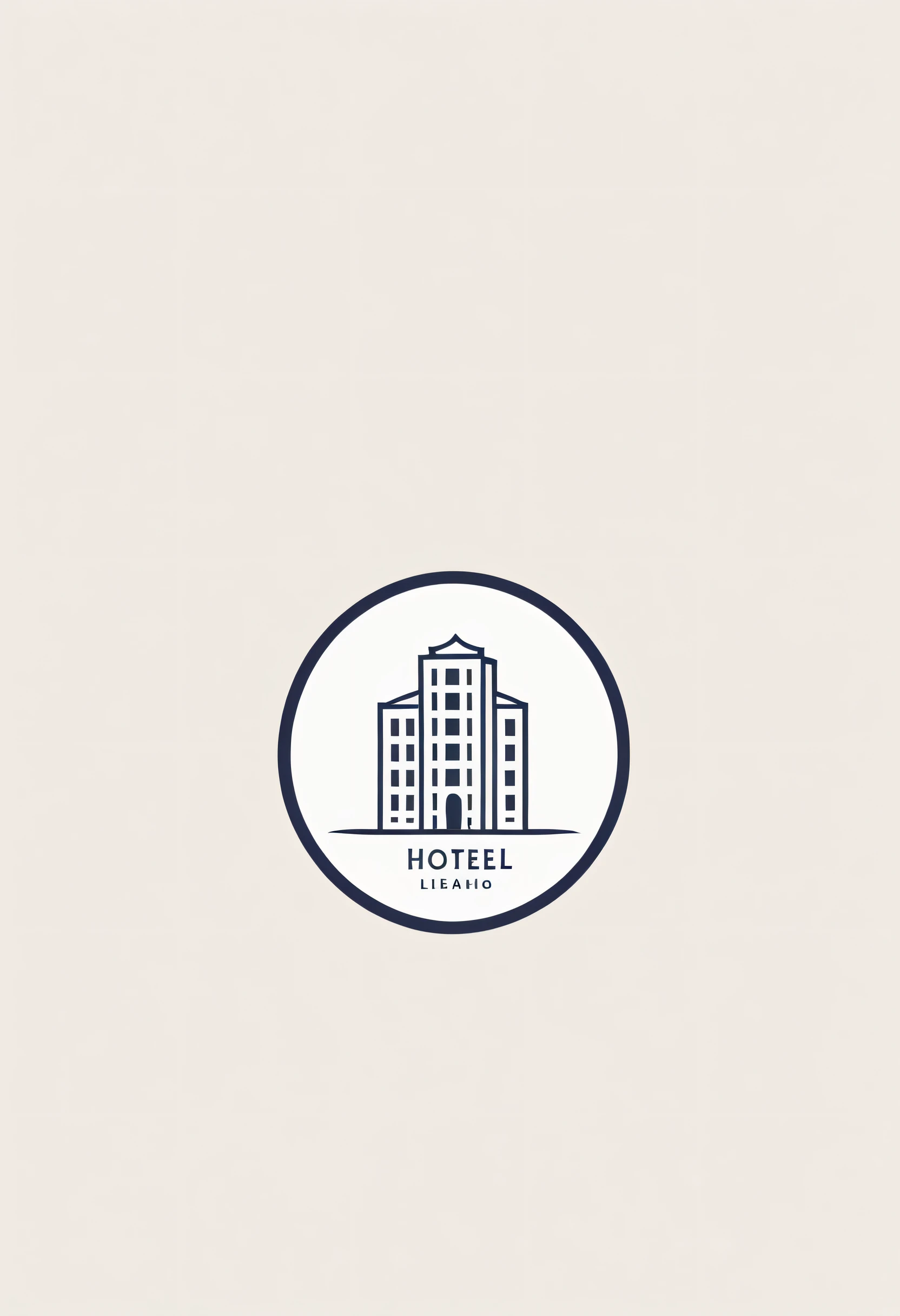 hotel logo,, modern, maximalist,line engineering,Hotel elements