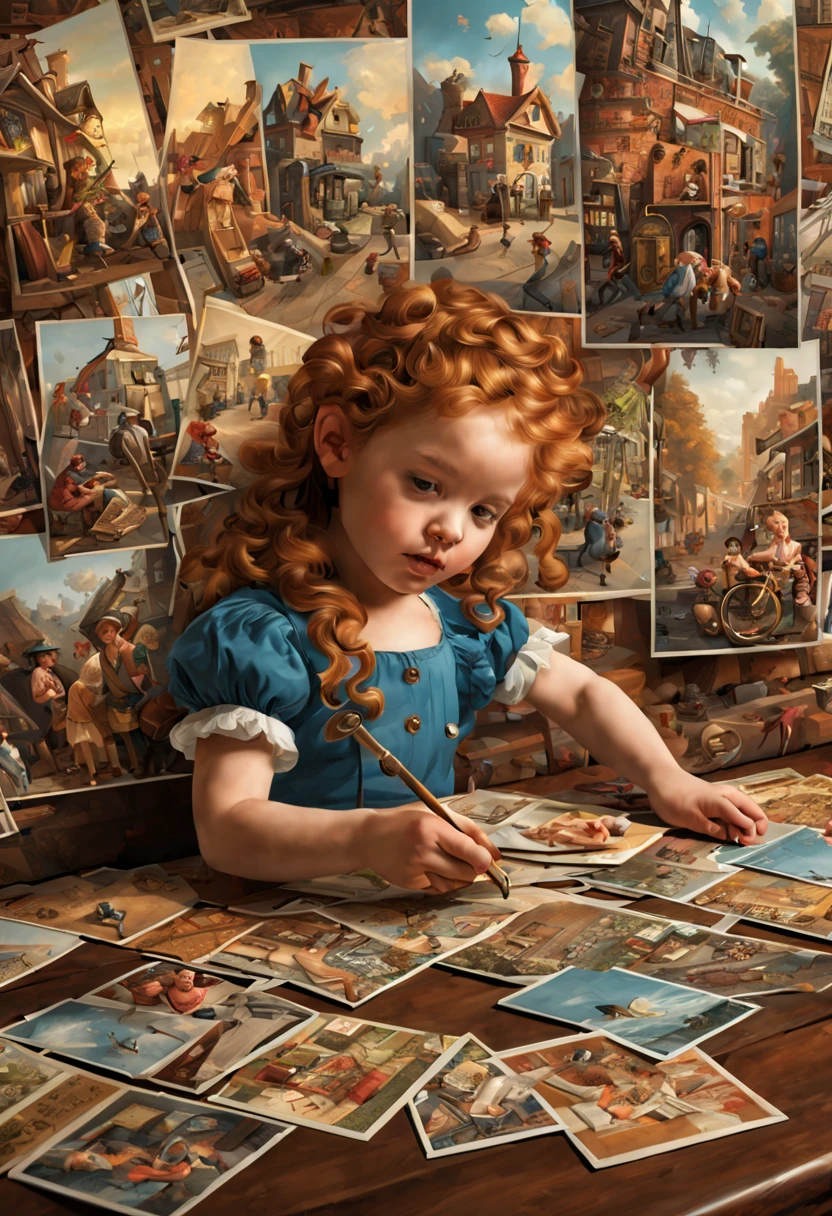 9 postcards wall by Bob Byerley, compact, maintaining a clean and precise aesthetic, no_human, intricate, (best quality, masterpiece, Representative work, official art, Professional, unity 8k wallpaper:1.3)