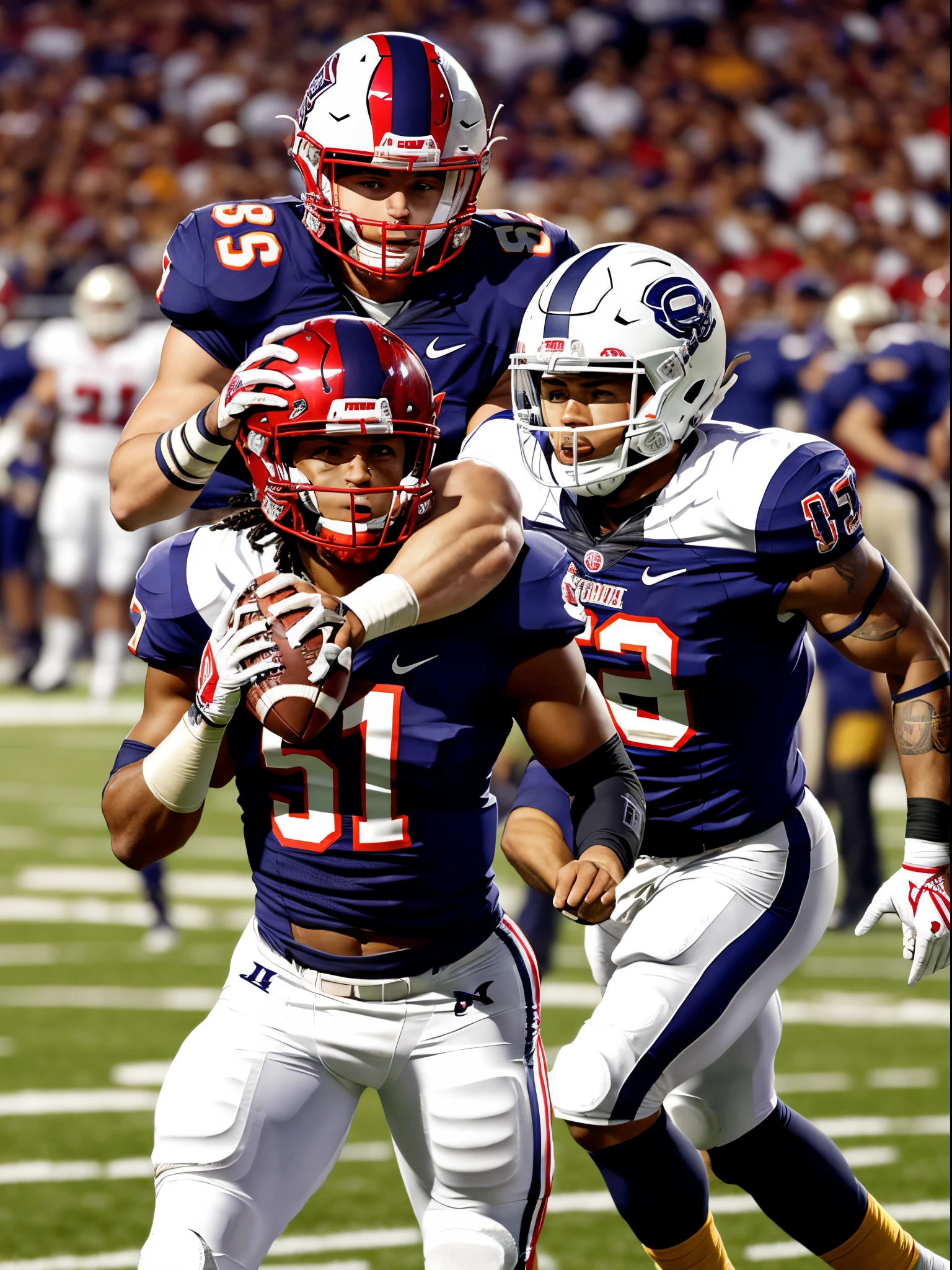 College football player playing for El jimador ultra tequila university
