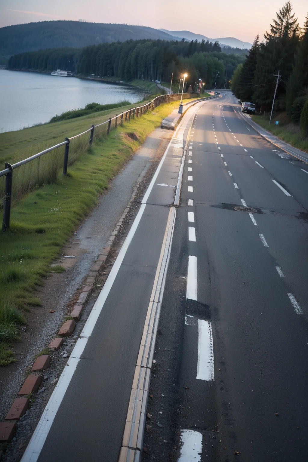 the night,NOhumans,highways,mountain path,journey,bitumen,poland,shoreline,Car track,Background with