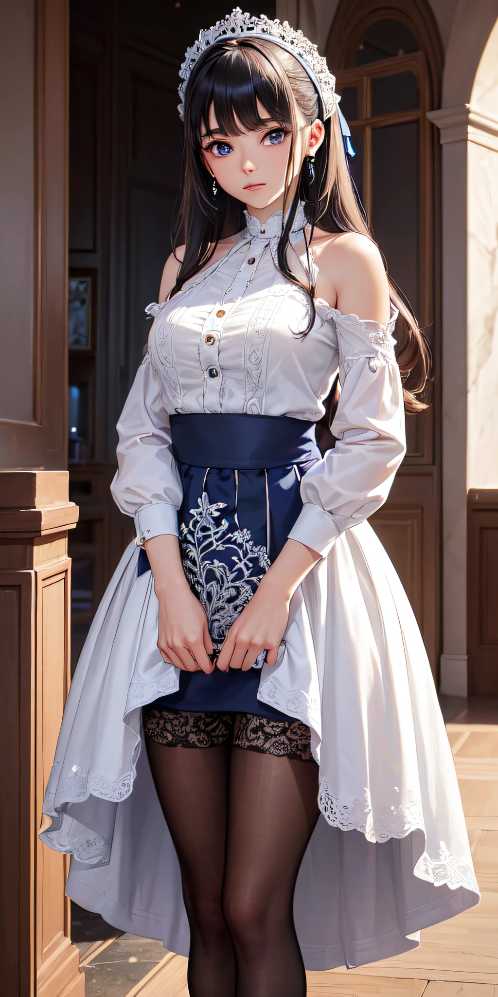 (((profesional: Paso a paso, taking into account even the smallest detail, Resultado final a nivel de Dios, Plano ancho medio, todo en la imagen con detalles intrincados, Obra maestra, Vista Hip, only 1girl))): "Nora, A free-spirited young woman, inteligente, curiosa, Independiente, daring and intrepid, con pelo rubio platino, ojos azules, alta, delgada, con una figura perfecta y esbelta, y que suele vestir con ropa a la moda y de colores llamativos."