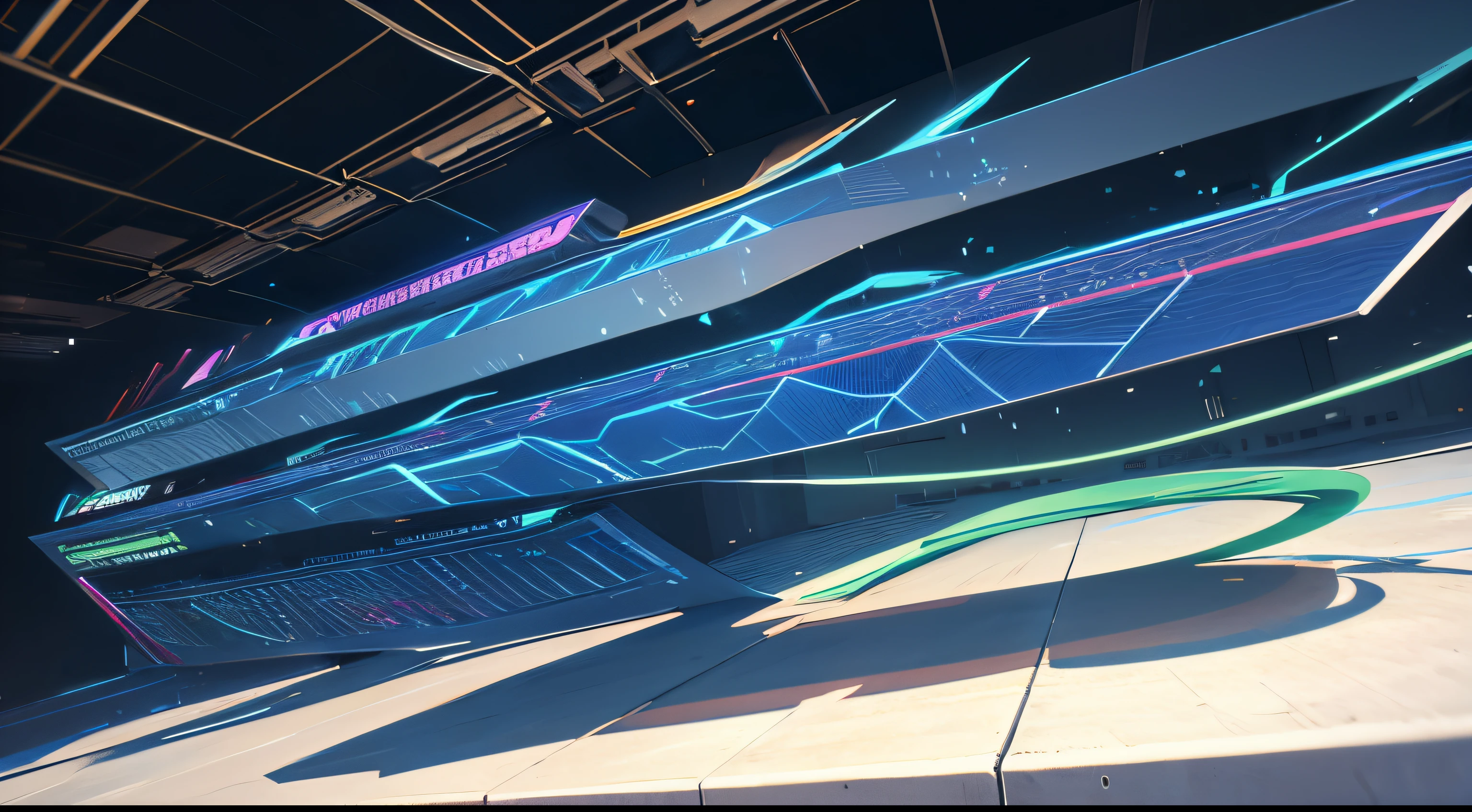 Engaging 3D visualization featuring stunning graphs、glinting