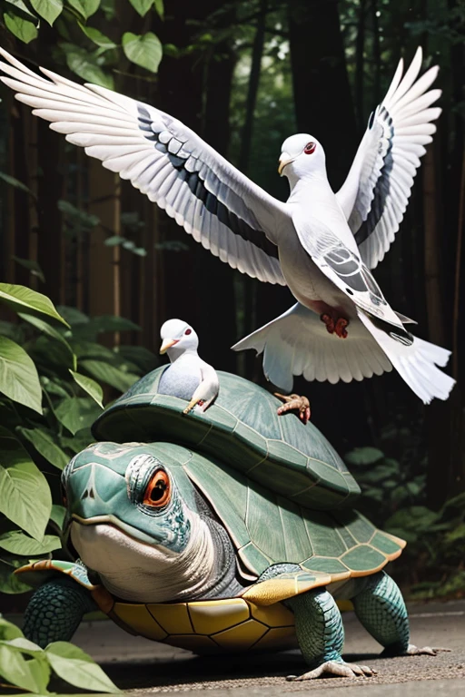 Animorph pigeon dad squad turtle effect
