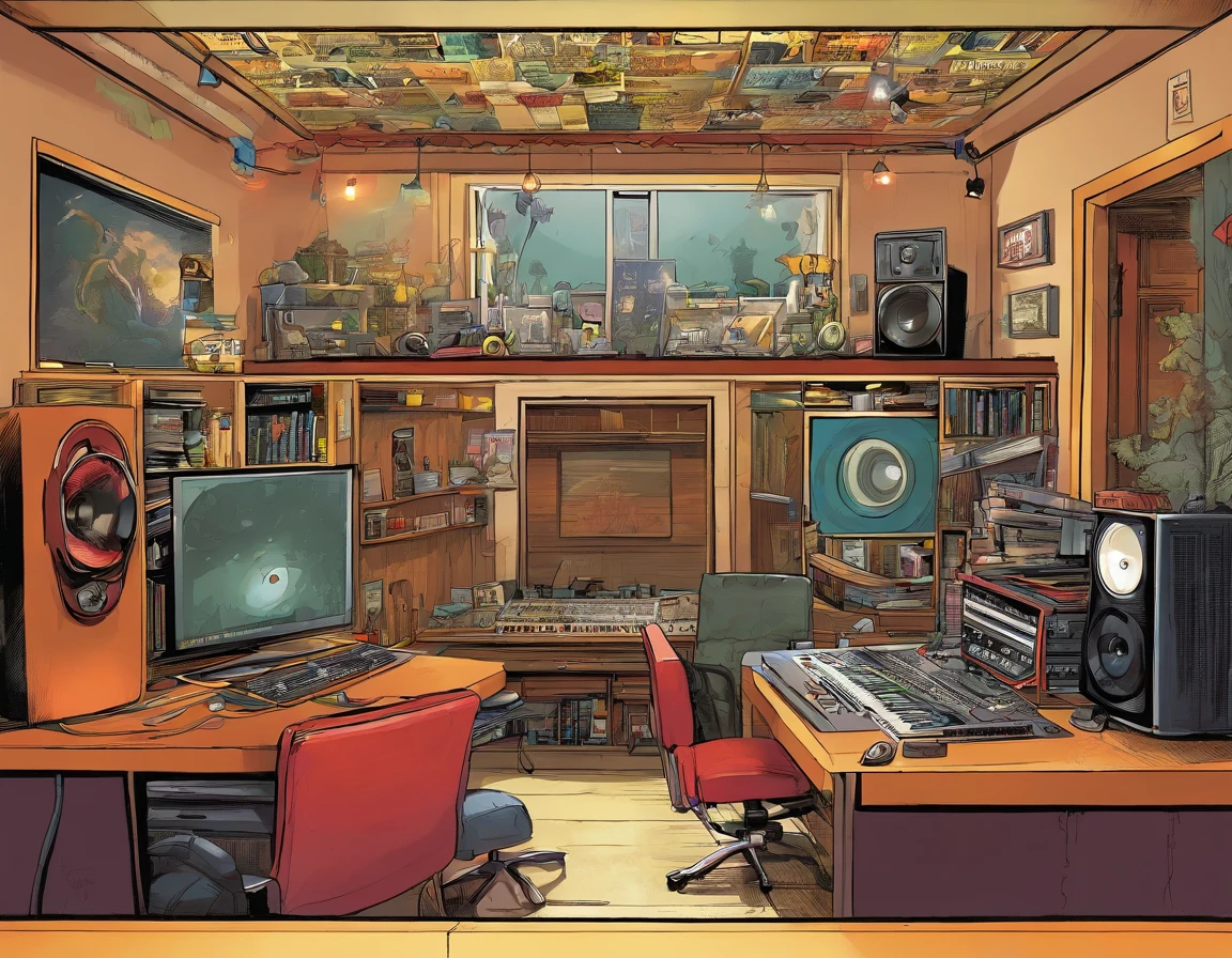 A haunted recording studio