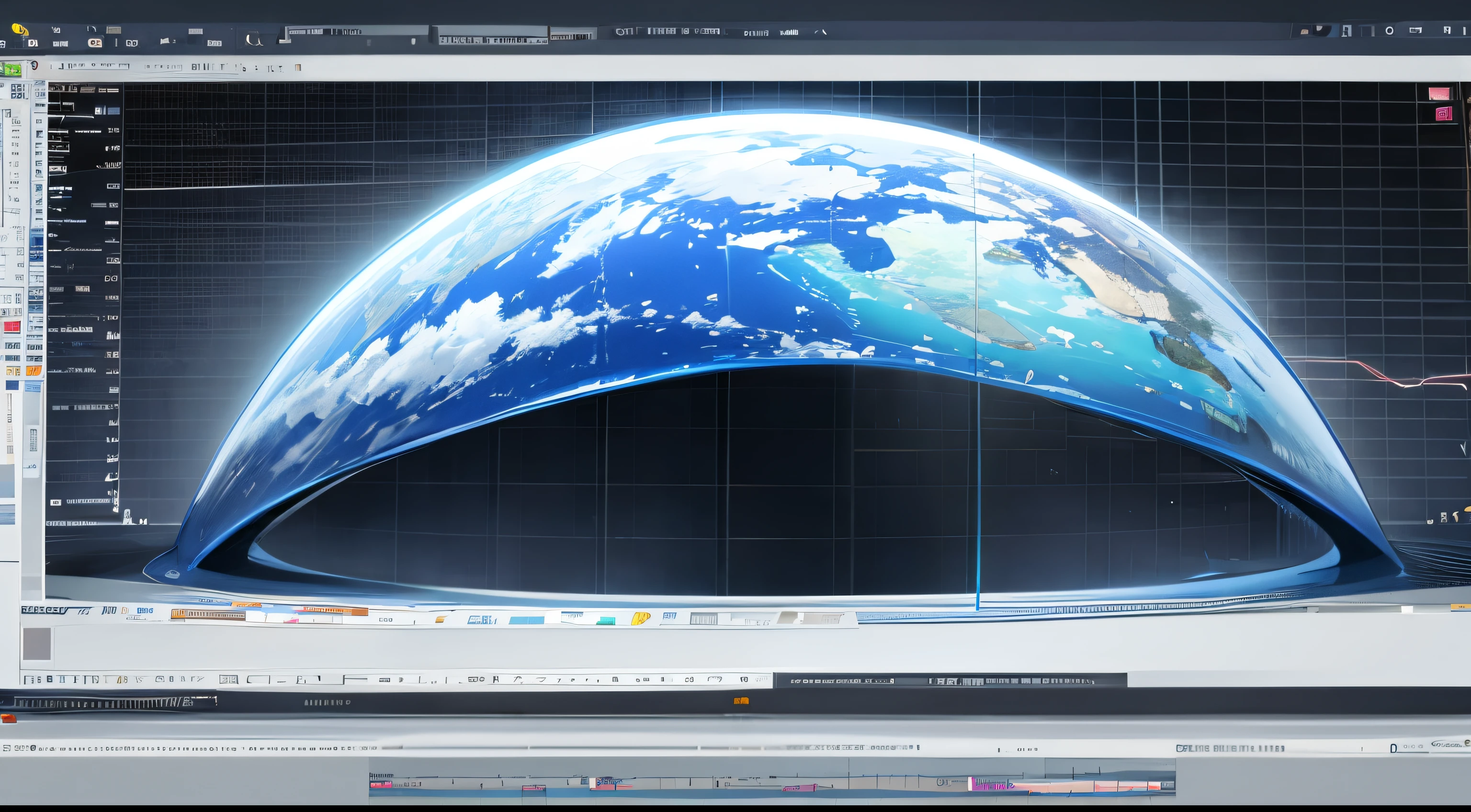 Engaging 3D visualization featuring stunning graphs、glinting