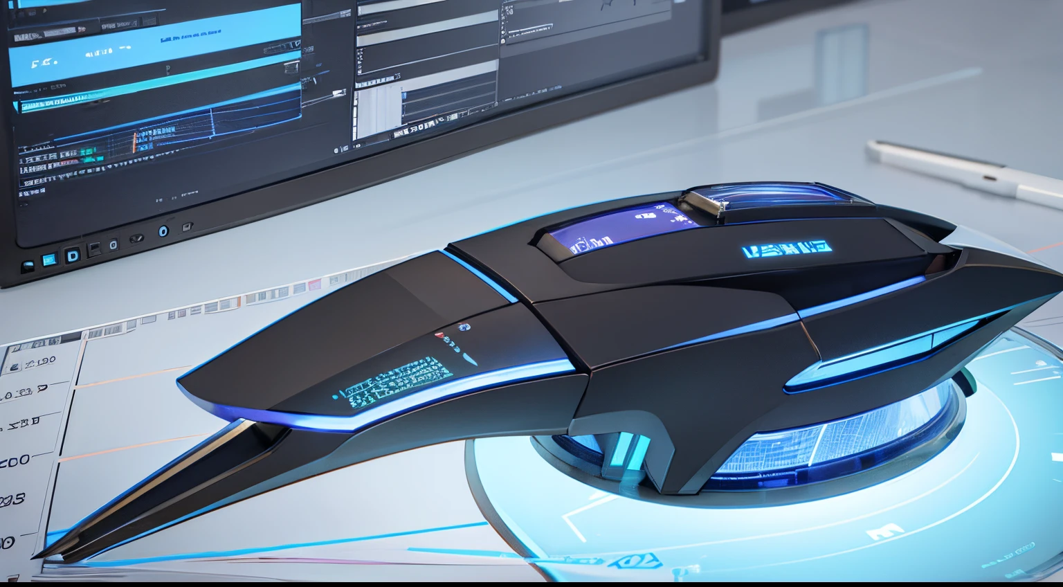 Engaging 3D visualization featuring stunning graphs、glinting