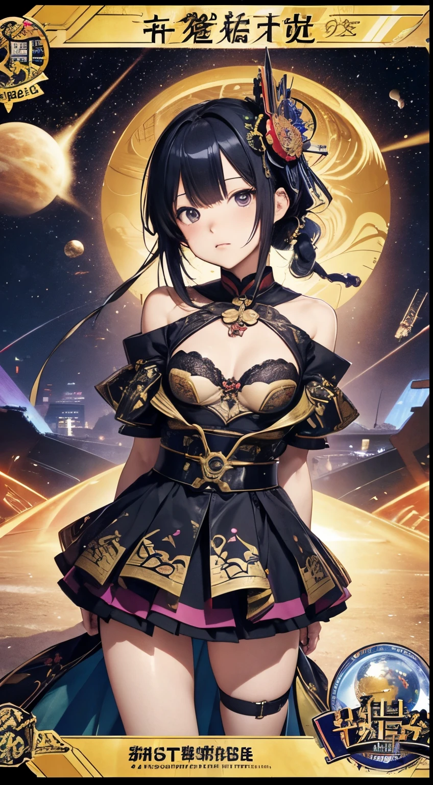 Masamune Shirow, Kiichi Okamoto, Surreal, mysterious, strange, fantastical, fantasy, Sci-fi, Japanese anime, Galileo's cosmology, opera stage art, body, psychology, gender, other people, race, family, city, formation of boundaries, carnivalesque, miniskirt beautiful girl, detailed masterpiece