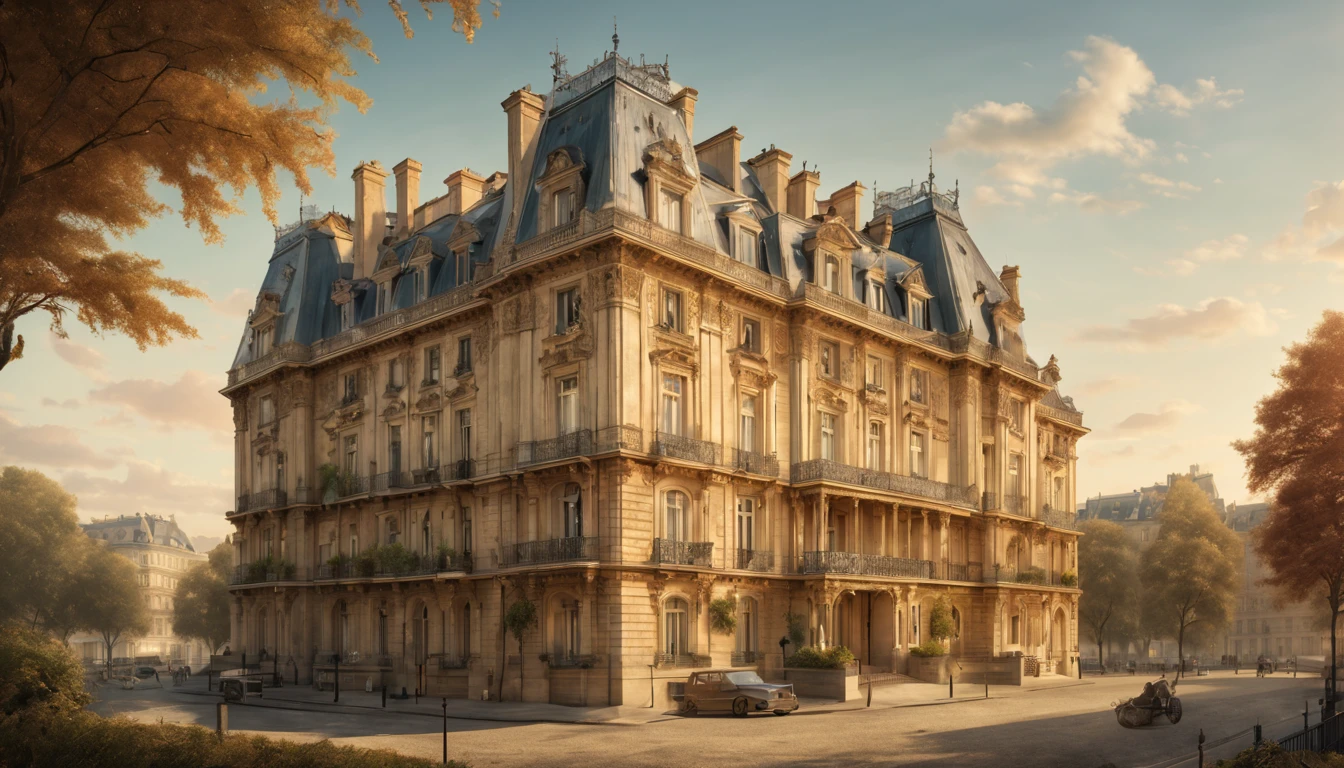 A postcard of the Parisian palace on the front side. (best quality, highres:1.2), ultra-detailed, professional, vivid colors, portraits, landscape, concept artists, sharp focus, HDR, studio lighting. [line drawing, vintage style], (delicate, intricate, fine) line work, (elegant, regal) architecture, (captivating, breathtaking) skyline, [nostalgic vibes, faded colors], warm color palette, (natural, soft) lighting, [antique texture, old-fashioned appearance].