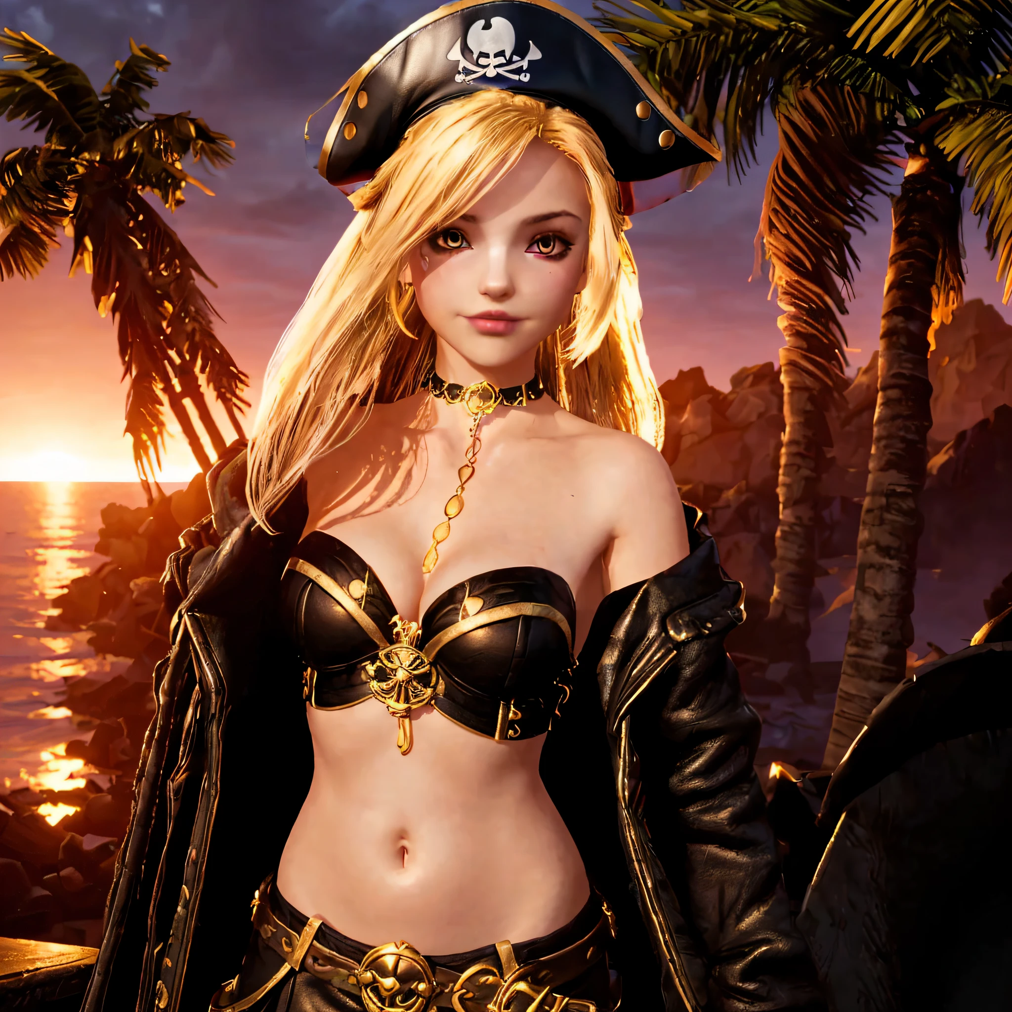 leather pirate hat