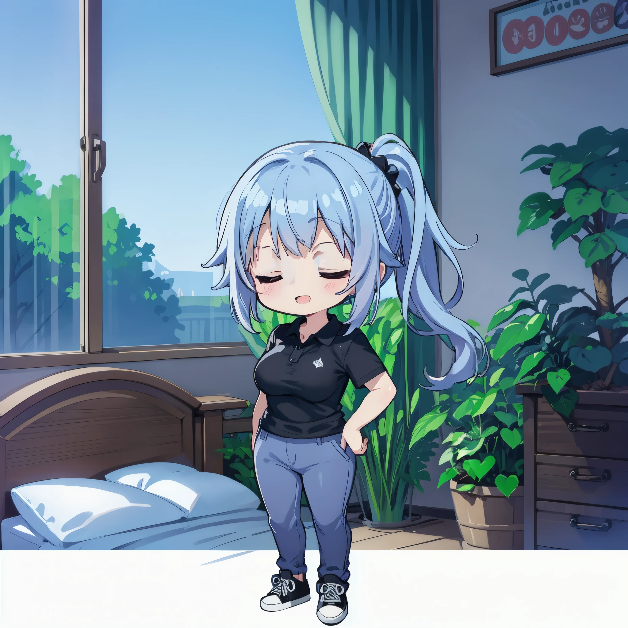 Closed eyes
