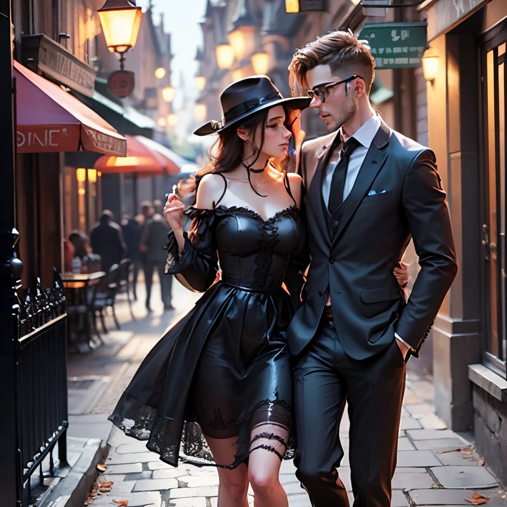 homme noir et amoureux tellement de sa femme , le couplé romantique --auto --s2