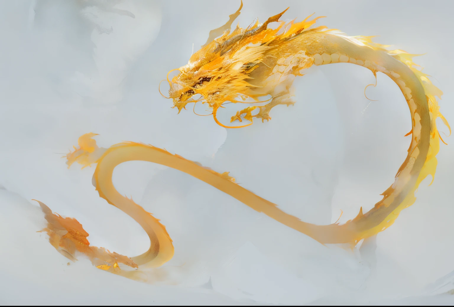 A high resolution， Focus sharp， Pixiv masterpiece， （（Complicated details））， The  very detailed， Xia Yuan， 1 personace off with dragons， Huang Li，A high resolution，ultra - detailed，Moody light，A piece of tranquility，peacful，bright，tmasterpiece，Best quality，The dragon next door