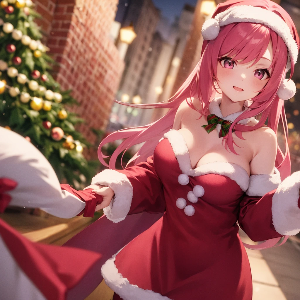 Yae Miko Genshin in Snow Maiden clothes New Year Christmas erotica hentai art 3D realistically drawn in detail