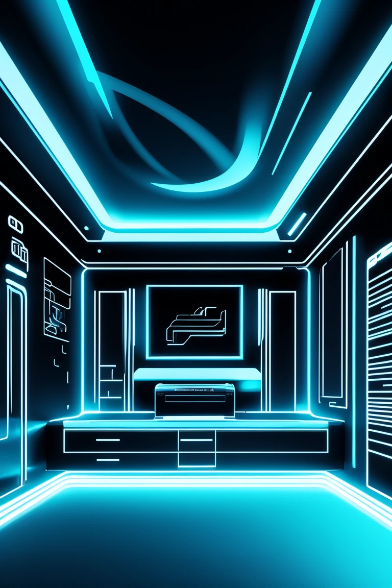 Tron style room
