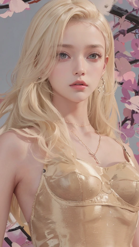 (masterpiece), (highest quality), (get used to it), light layer, 1 girl, young girl in the forest, sexy transparent colonial dress, perfect body, blonde hair, pronounced chest, defined clavicle, Super realistic, realistic, get used to it, perky see-through nipples, wet clothes,