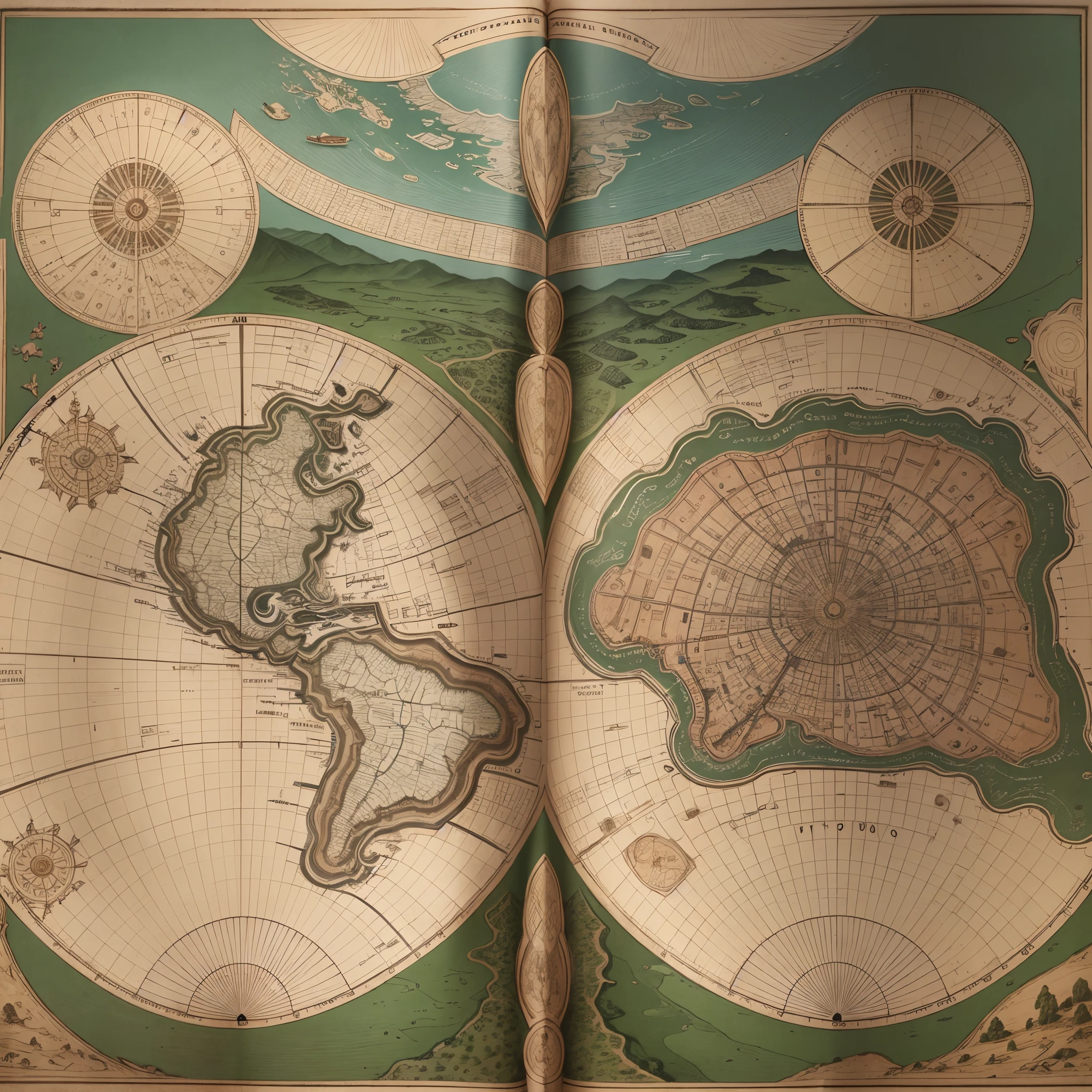 visuals of ancient maps, --auto --s2