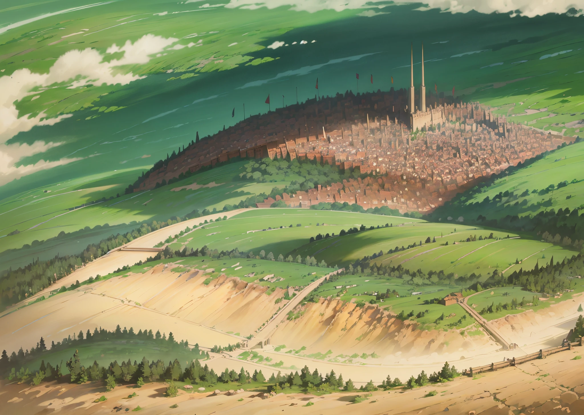 visuals of ancient maps,highlighting the vast Roman Empire and the interconnected road ] --auto --s2