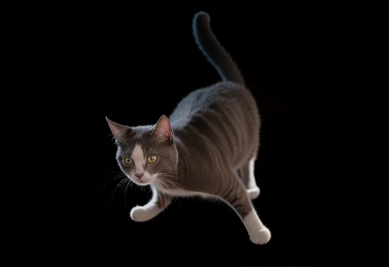 Cats、greys、No background