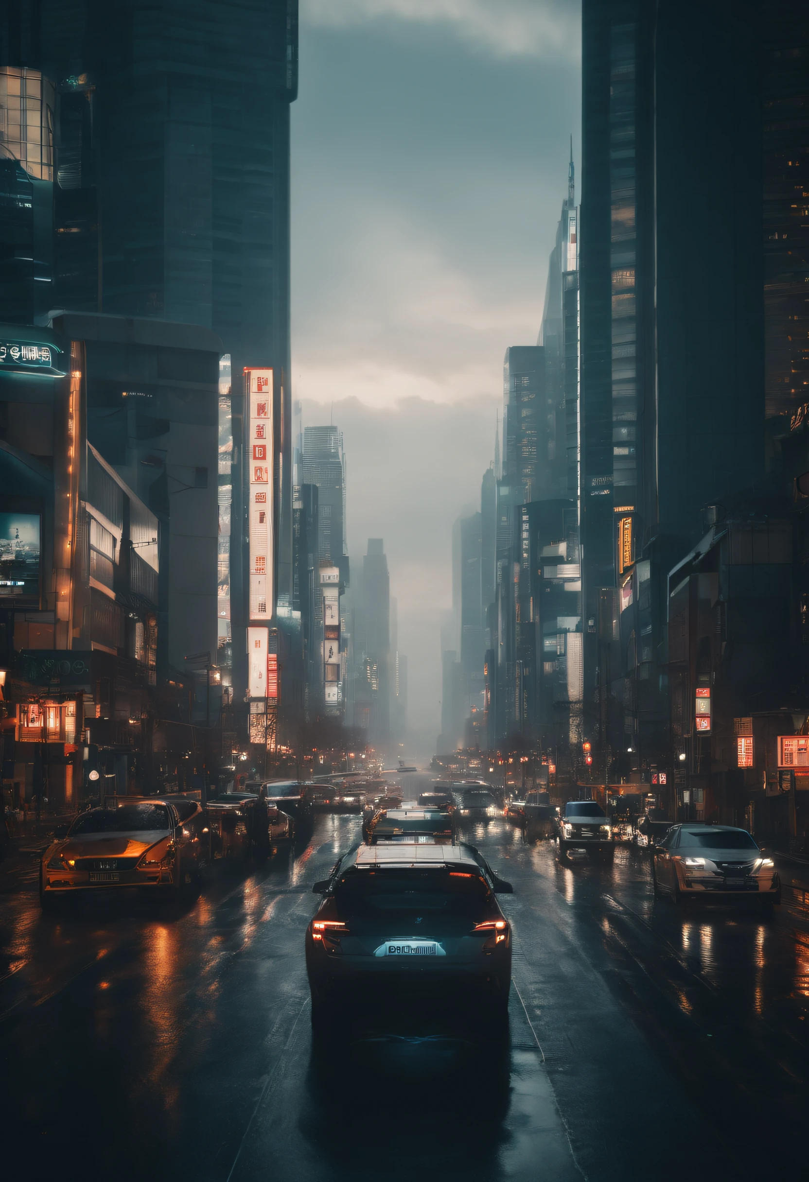 Futuristic cities、kosmos、spaceships、Huge city、Futuristic City Tokyo