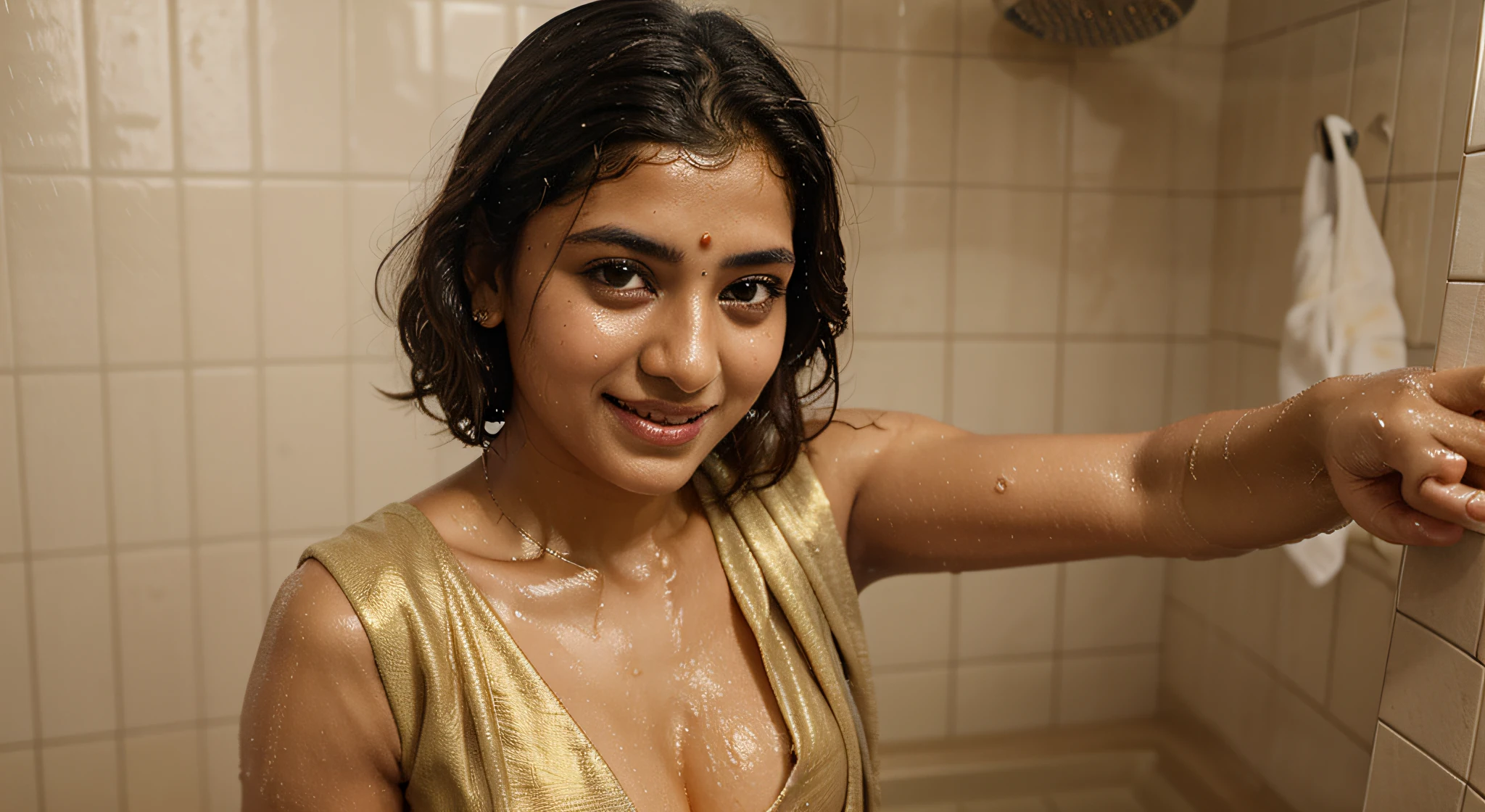 Priyanka Chopra taking a shower completely naked