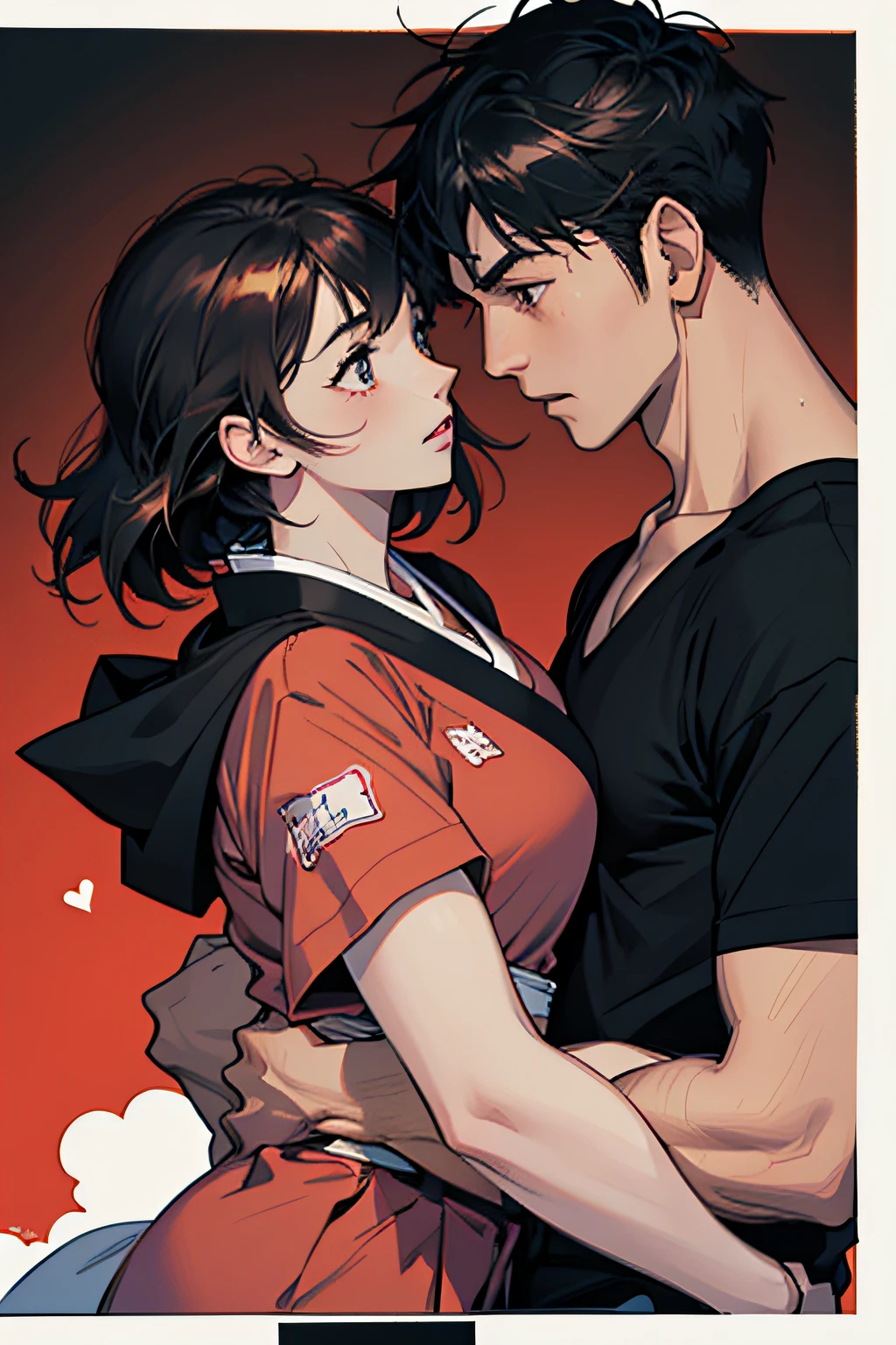 Korean Boxer the kiss