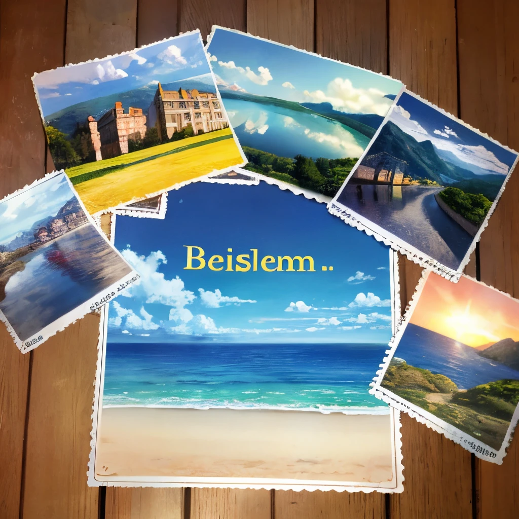 postcard，Postcards with blessing words