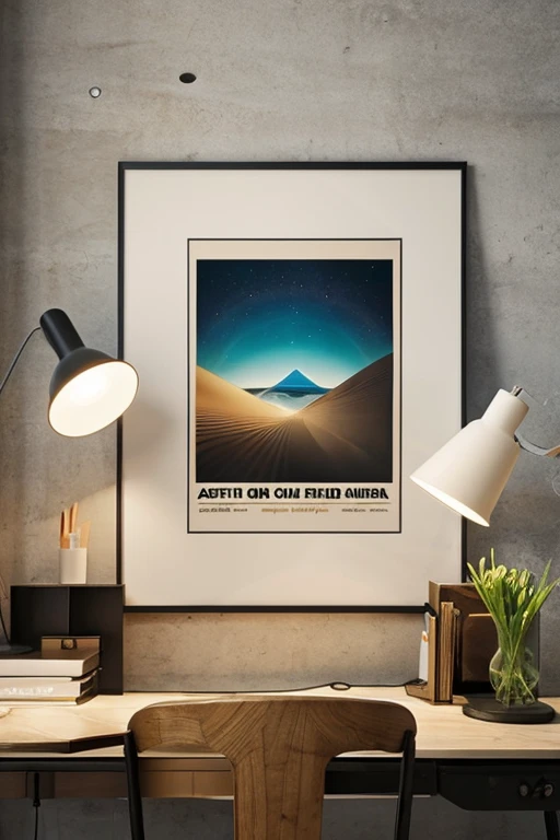 stylish design earth　square poster