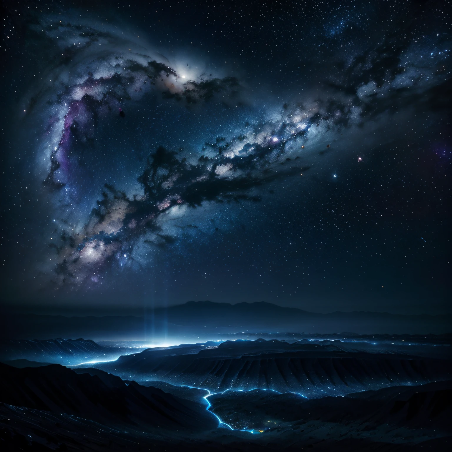 space, cosmico, cosmos azul, estrelado, poeira estelar, galactic, circunstanciado, Magnificent, super nova, cores fortes, sharp space, Tom azul escuro e roxo.