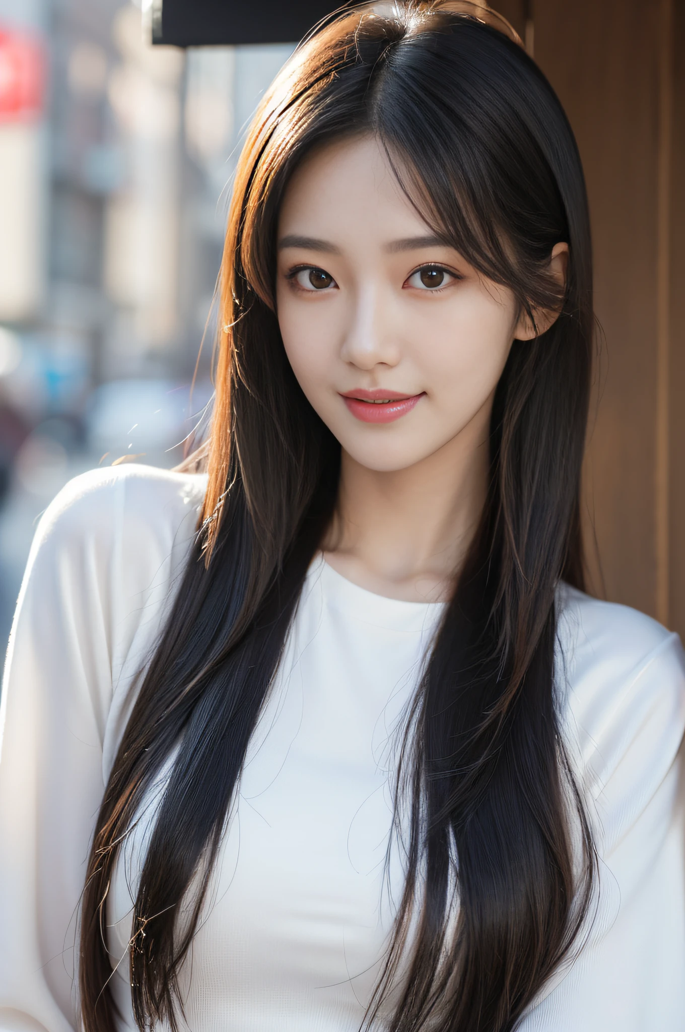(Best quality at best,A high resolution),(actual),(sportrait),(美丽细致的眼睛,beautiful detailed lips,Extremely detailed face),(Korean idol face girl),(Stylish and stylish clothes),(Elongated),(stand posture),(Full body photo),(facing at the camera),(Smiling),(gentle expressions),(Perfect hair details),(Perfect lighting details),(Perfect skin details),